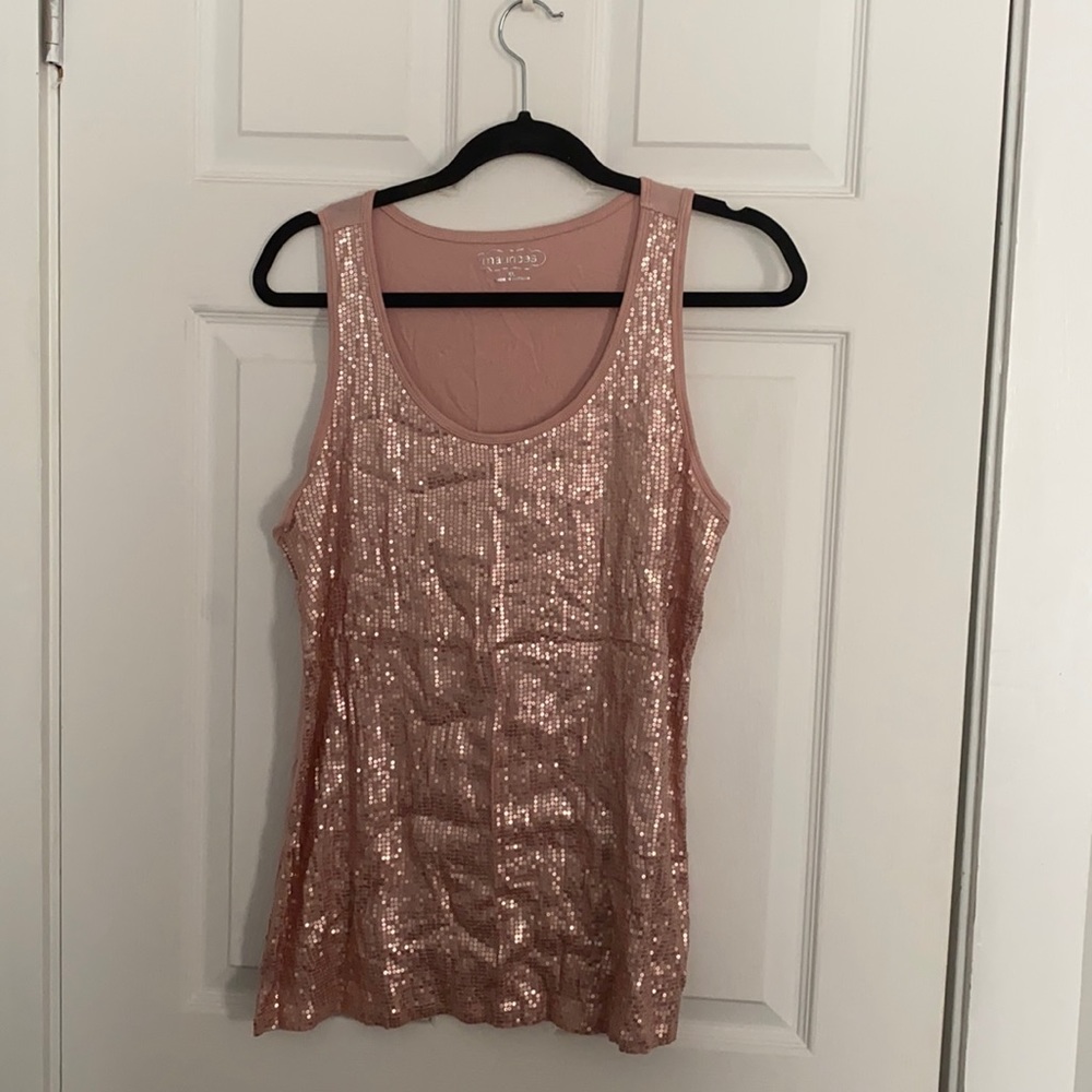 Sequin tank top. Like new!